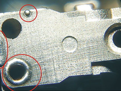 <a href='http://m.ylra.cn/product/3.htm' class='text_a'>模具激光焊機(jī)</a>修復(fù)模具效果